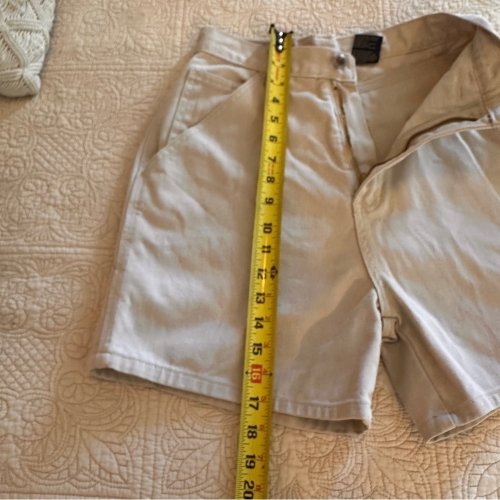 Route 66 Women's High Waist Tan Shorts Size 3/4 Juniors Outdoor Picnic Classic - Picture 4 of 11